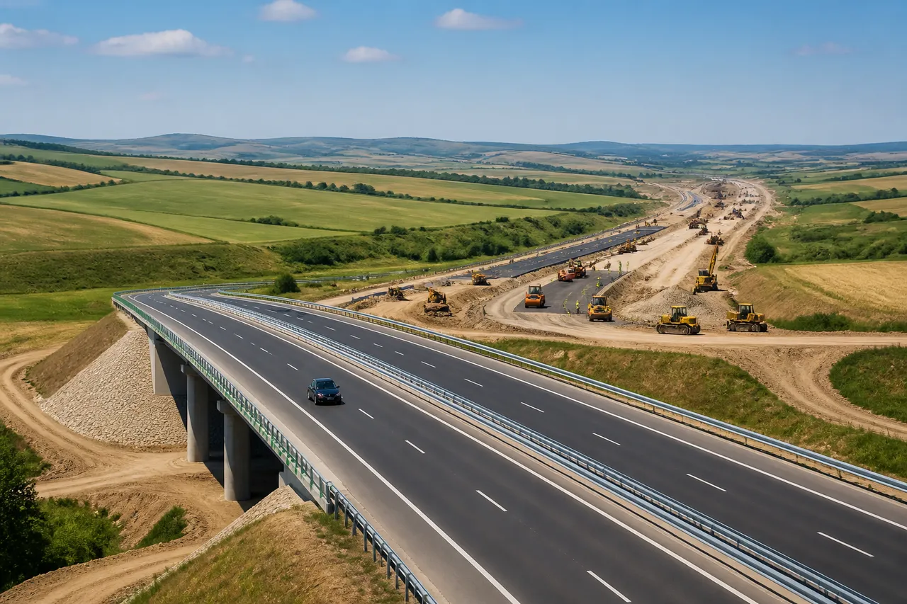 A7 Autostrada Moldovei Ploiești Pașcani lucrări