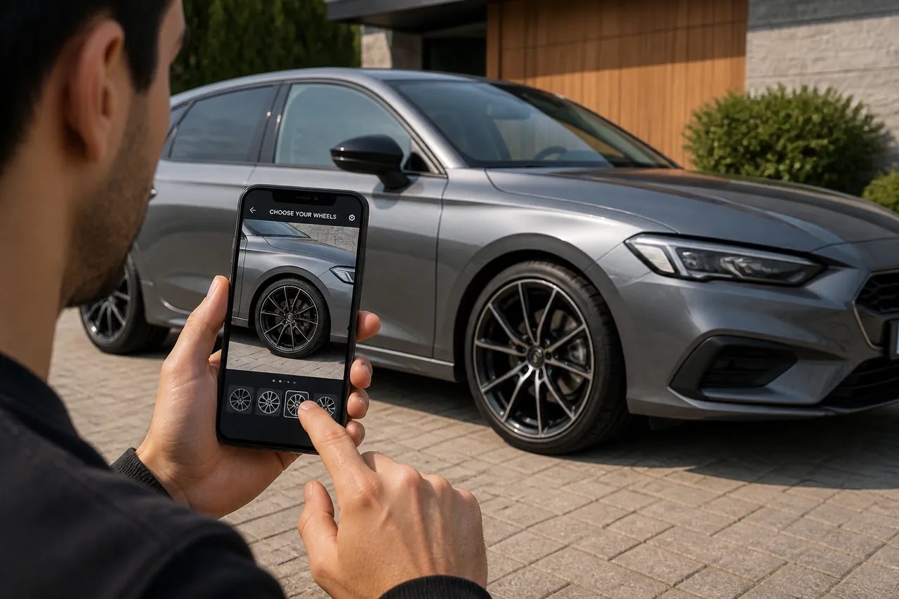 configurator auto AR pentru alegerea jantelor