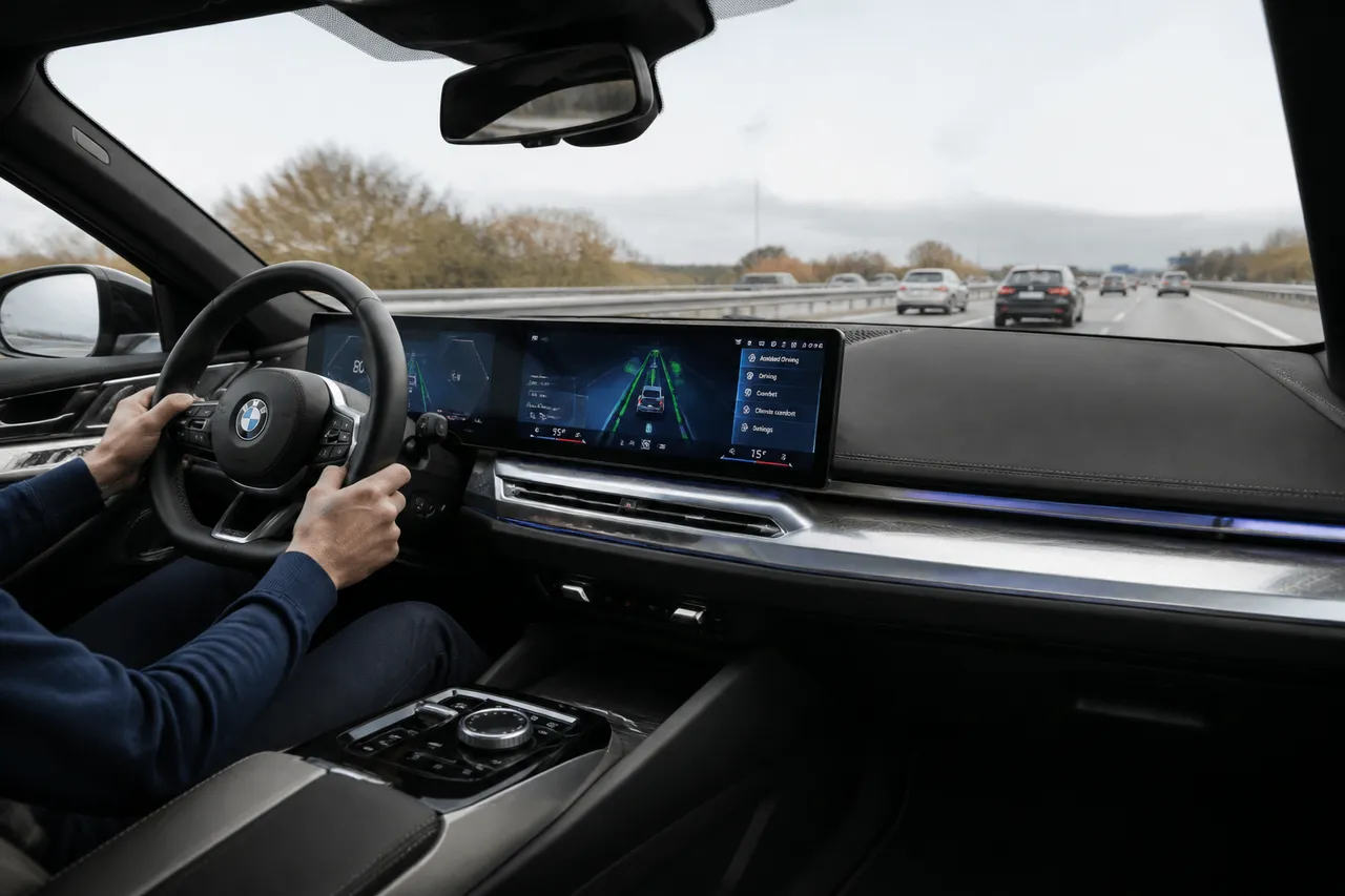 interior mașină autonomă sistem asistență condus LiDAR