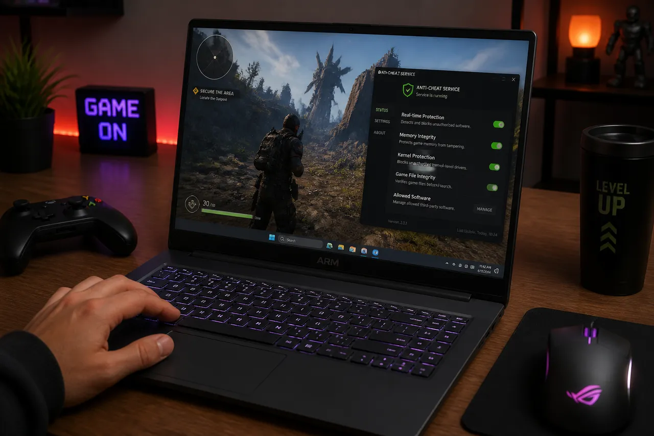 jocuri și aplicații profesionale pe laptop ARM
