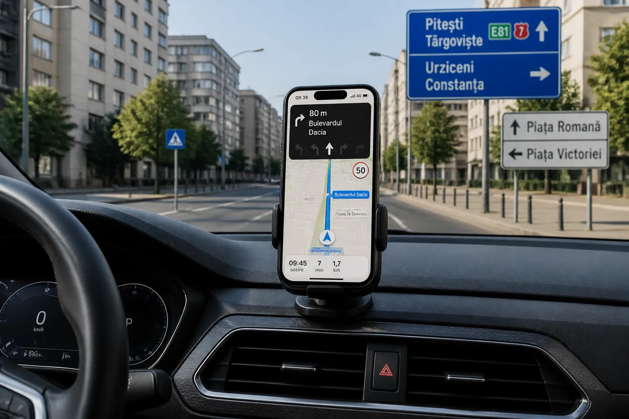 Apple Maps navigație iPhone trafic România