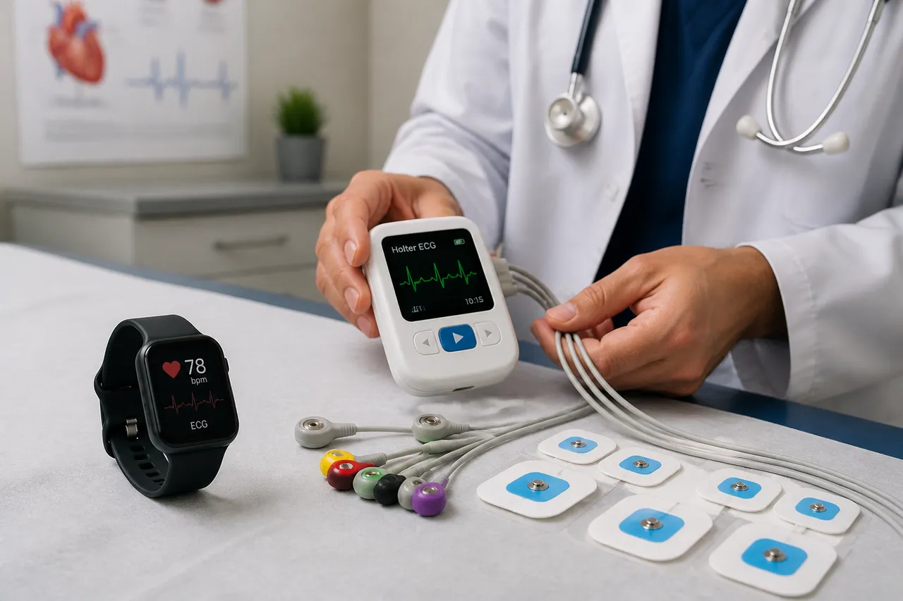 diferența dintre smartwatch și Holter ECG