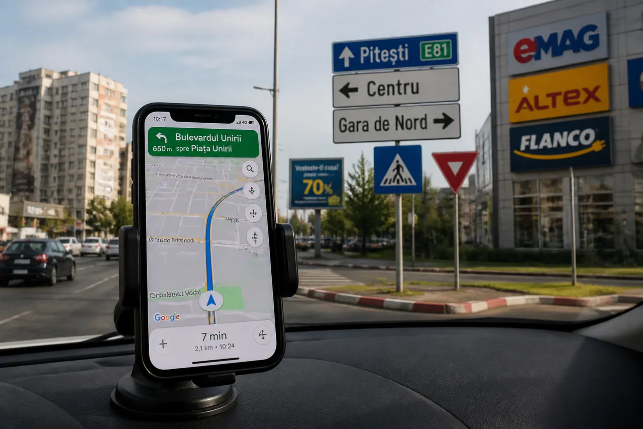 Google Maps hărți trafic navigație auto