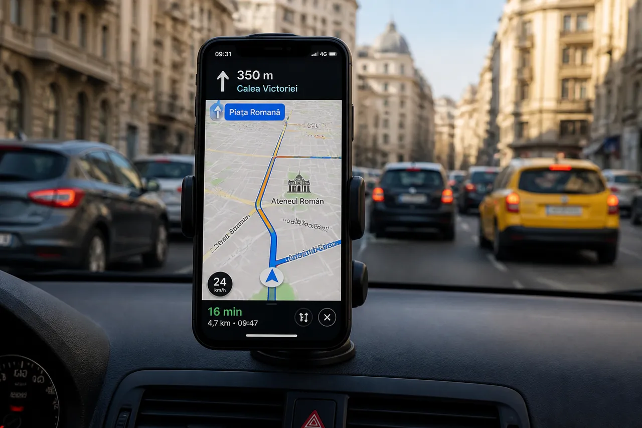 trafic în timp real aplicații navigație auto