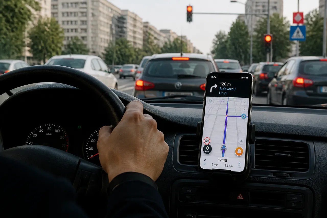 Waze raportări comunitate trafic România