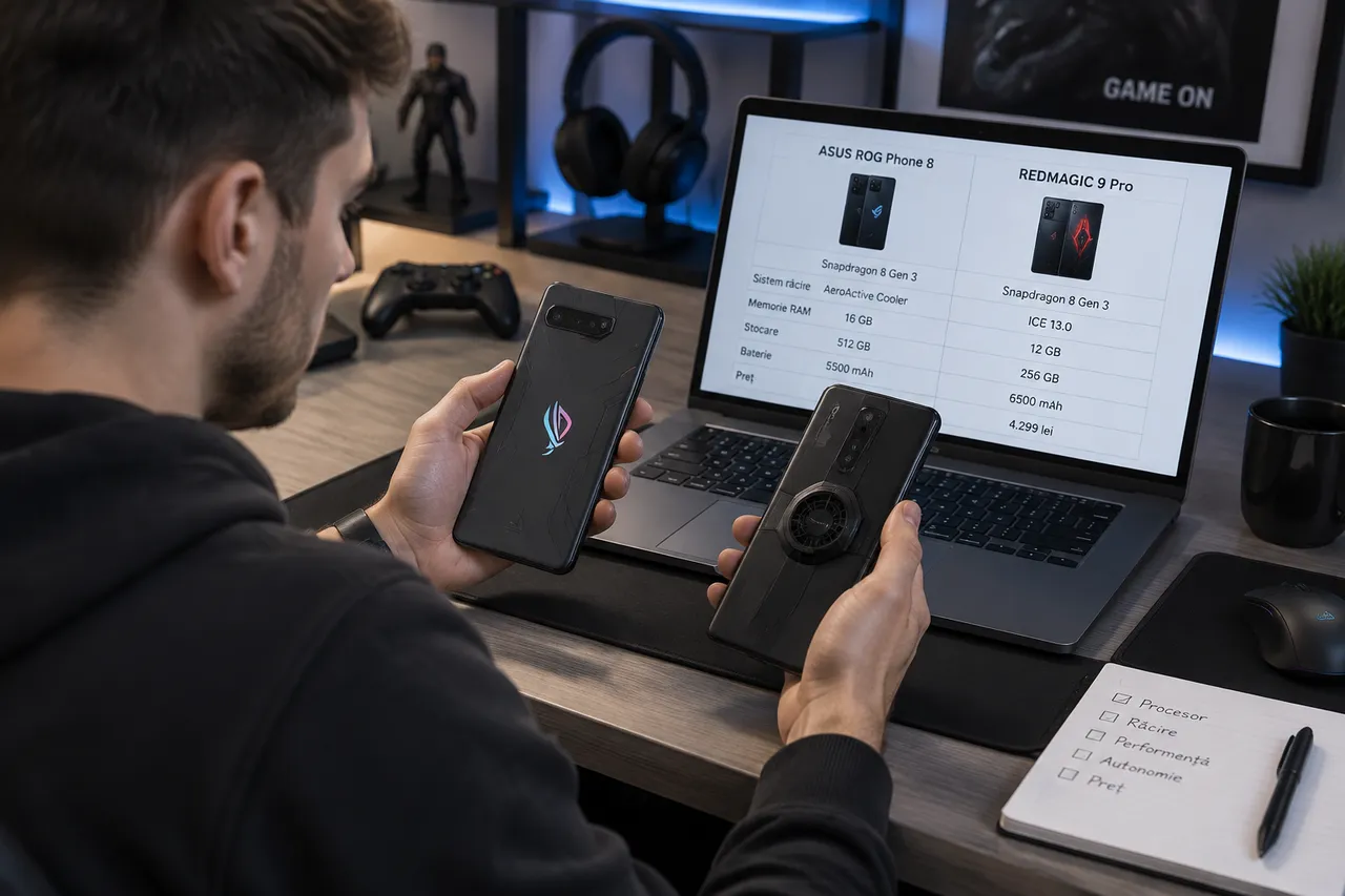 alegere telefon gaming sistem de răcire