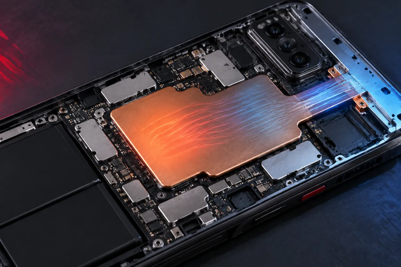 cameră de vapori telefon gaming procesor transfer termic