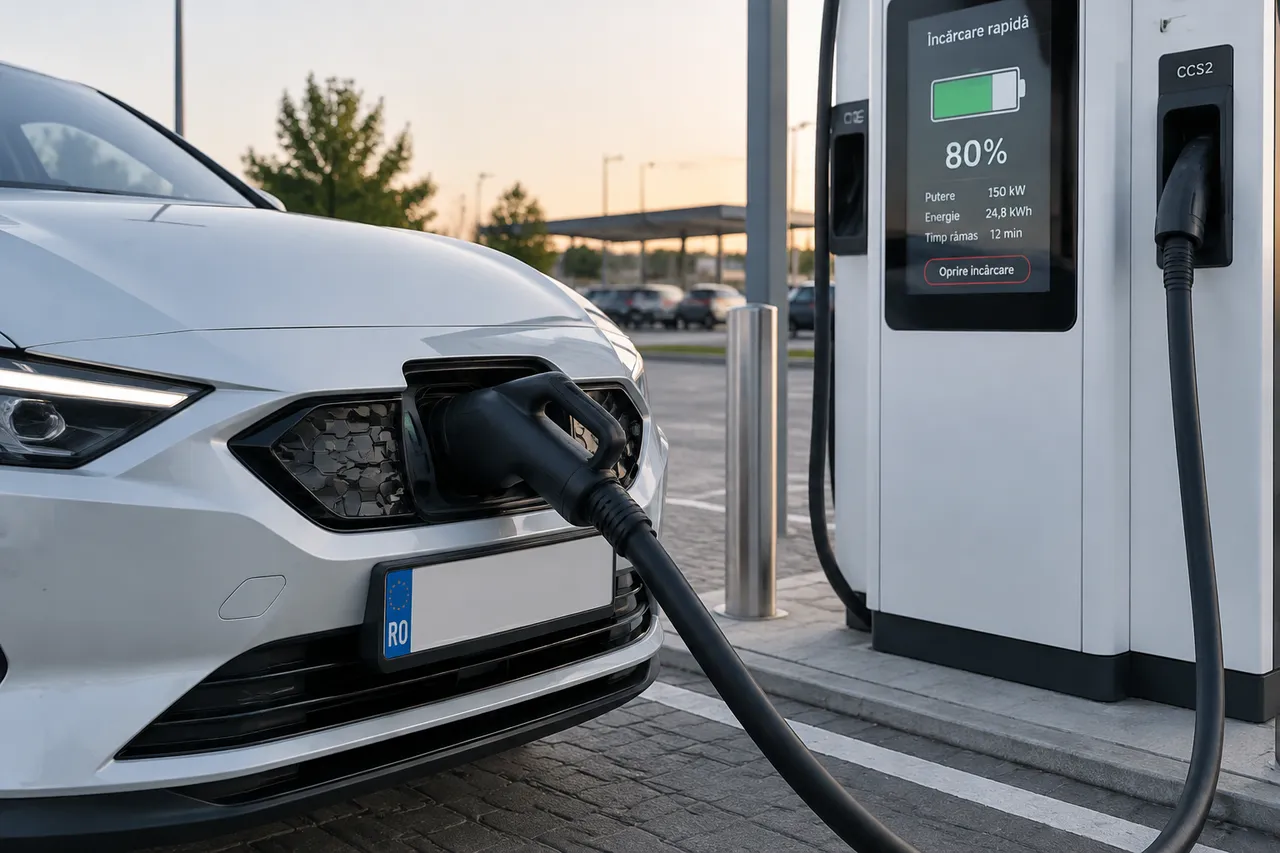 conector CCS2 pentru încărcare rapidă DC