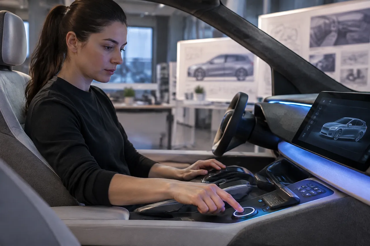 design auto pentru comenzi haptice clare și sigure