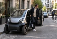 Două locuri într-un automobil electric urban schimbă regulile mobilității Două locuri într-un automobil electric urban schimbă regulile mobilității